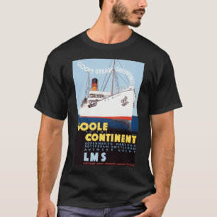レトロなヨーロッパ大陸へ Tシャツ