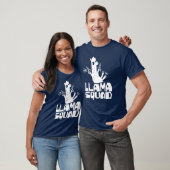 レトロなラマの愛らしい言葉 ラマ部 動物 Tシャツ (ユニセックス)