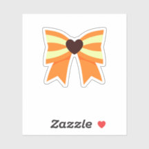 レトロなリボンシール