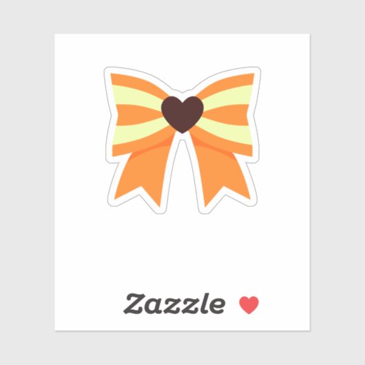 レトロなリボンシール シール (シート)