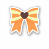 レトロなリボンシール シール (正面)