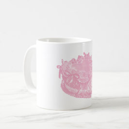 レトロなリボン ケーキ マグカップ