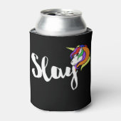 レトロなレインボーユニコーン 缶クーラー (缶正面)