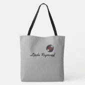 レトロなレコード音楽 トートバッグ (裏面)