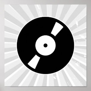 レトロなレコード ポスター