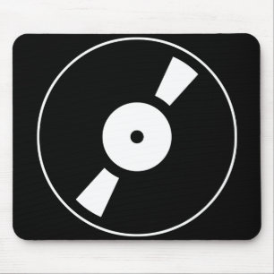 レトロなレコード マウスパッド