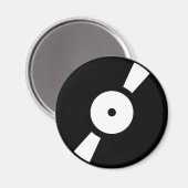 レトロなレコード マグネット (正面/裏面)