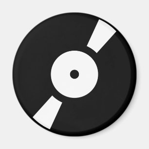 レトロなレコード マグネット