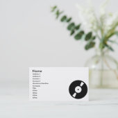 レトロなレコード 名刺 (スタンド正面)