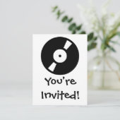 レトロなレコード 招待状 (スタンド正面)