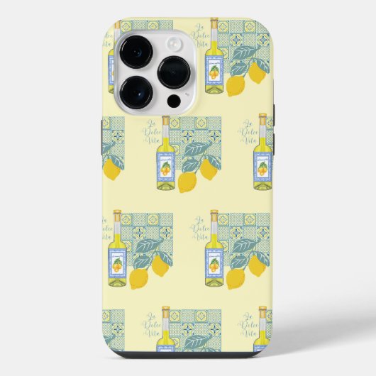 レトロなレモンの農場 iPhoneケース (裏面)