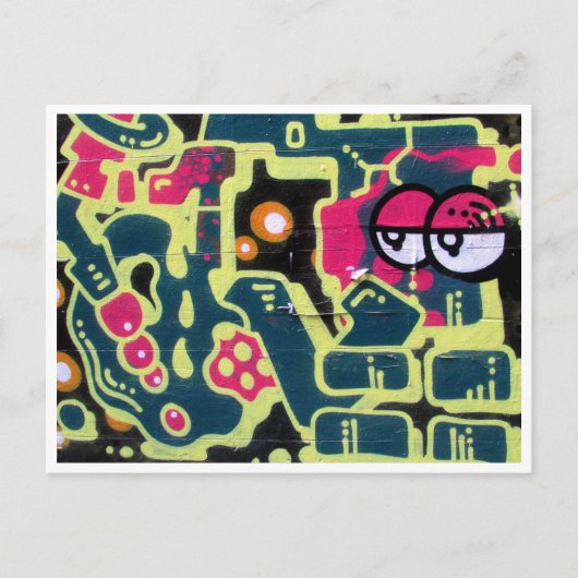 レトロなレンガの目 ポストカード (正面)