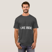 レトロなロックが好き Tシャツ (正面フル)