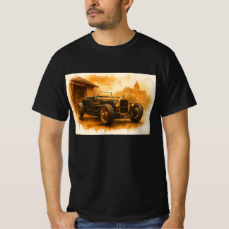レトロなロードスターのヴィンテージカーTシャツ Tシャツ