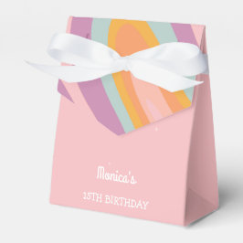 レトロなロー転がラスケートの誕生日パーティー フェイバーボックス