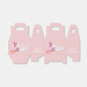 レトロなロー転がラスケートの誕生日パーティー フェイバーボックス (折り畳みなし)