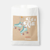 レトロなロー転がラスケートの誕生日 フェイバーバッグ (正面)