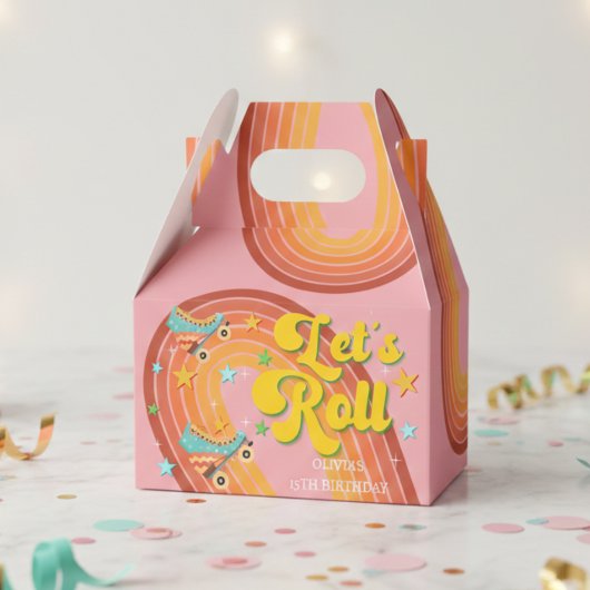 レトロなロ転がーラーキッド誕生日 フェイバーボックス