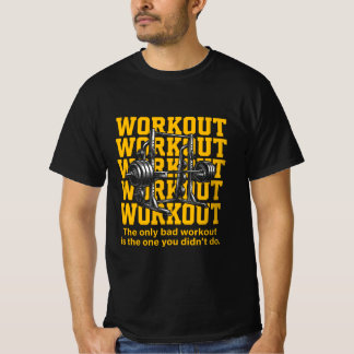 レトロなワークアウトデザイン Tシャツ