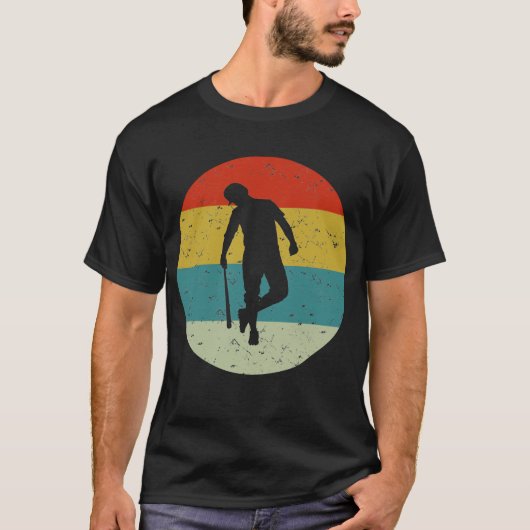 レトロなヴィナッツベースボール Tシャツ (正面)