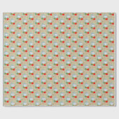 レトロなヴィンテージかわいい猫パーフェクトバレンタイン ラッピングペーパー (フラット)