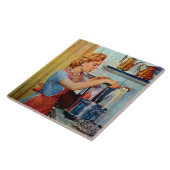 レトロなヴィンテージのキッチンデッキ タイル (側面)