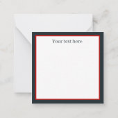 レトロなヴィンテージのクリスマスドッグを追加文字 ノートカード (裏面)