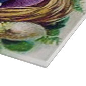 レトロなヴィンテージイースターエッグの花 カッティングボード (角)