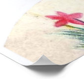 レトロなヴィンテージイースターシックのホリデーデコールのポスター ポスター (角)