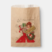 レトロなヴィンテージクリスマスレディ フェイバーバッグ (正面)