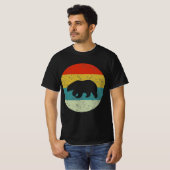 レトロなヴィンテージシルエット70年代80年代 Tシャツ (正面フル)