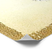 レトロなヴィンテージ復活祭の装飾のポスター ポスター (角)