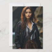 レトロなヴィンテージ・アドベンチャーが待つ卒業写真 案内状 (裏面)