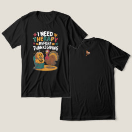 レトロな七面鳥のセラピー  トライブレンドＴシャツ