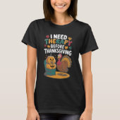レトロな七面鳥セラピー Tシャツ (正面)