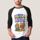 レトロな七面鳥セラピー Tシャツ (正面)