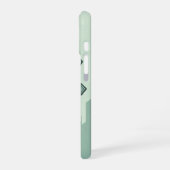 レトロな交差点の通り名看板 iPhone 16ケース (左側面)