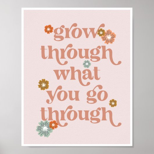 レトロな体験を通じて成長するヴィンテージ ポスター (正面)