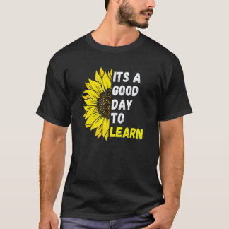 レトロな先生と生徒のための良い学びの日 Tシャツ