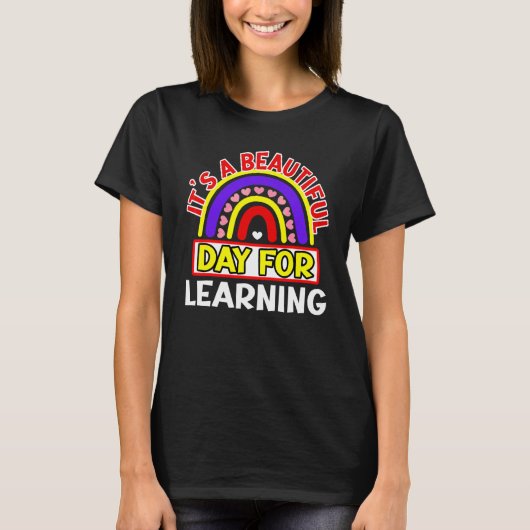 レトロな先生の学習に美しい日 Tシャツ (正面)