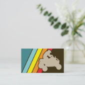 レトロな全地形車 名刺 (スタンド正面)