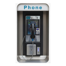 レトロな公衆電話デザイン、ビンテージの電話ボックスアート