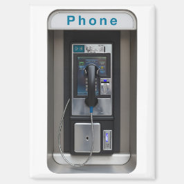 レトロな公衆電話デザイン、ビンテージの電話ボックスアート マグネット