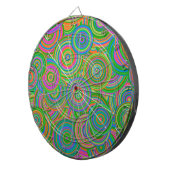 レトロな円 ダーツボード (正面右)