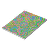 レトロな円 ノートパッド (回転)