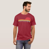 レトロな列車 Tシャツ (正面フル)