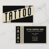 レトロな刺青 名刺 (正面/裏面)