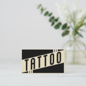 レトロな刺青 名刺 (スタンド正面)