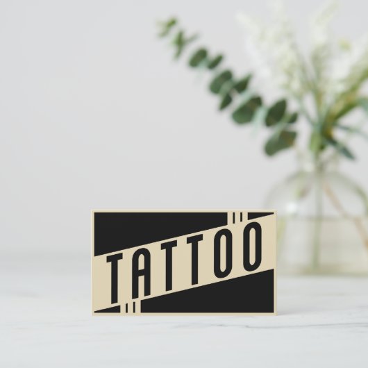 レトロな刺青 名刺 (スタンド正面)