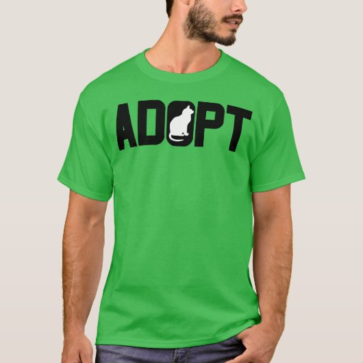 レトロな動物を家族に迎えよう Tシャツ (正面)